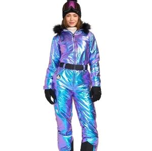 Tipsy Elves Iridescent Iris Snowsuit- worn once!